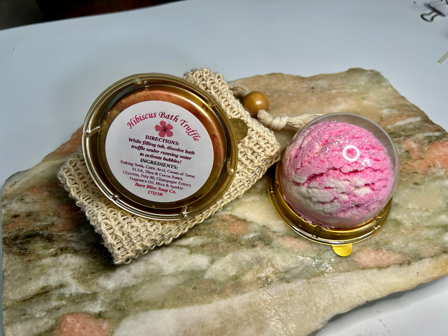 Hibiscus Bath Truffle