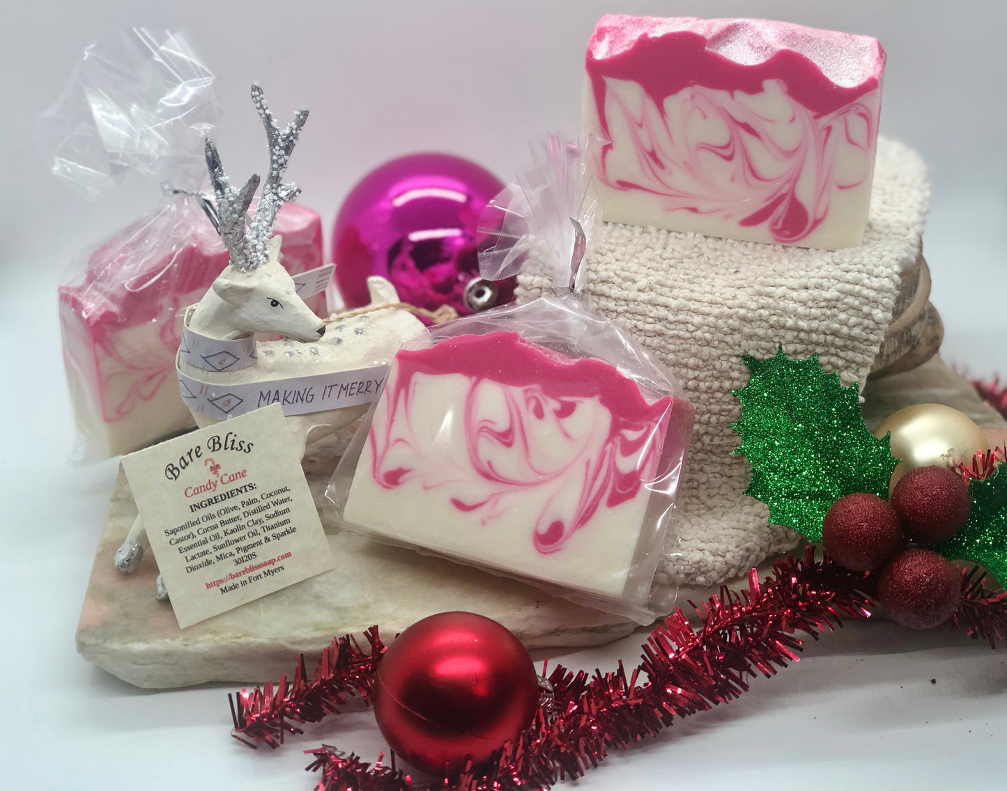 Candy Cane Soap