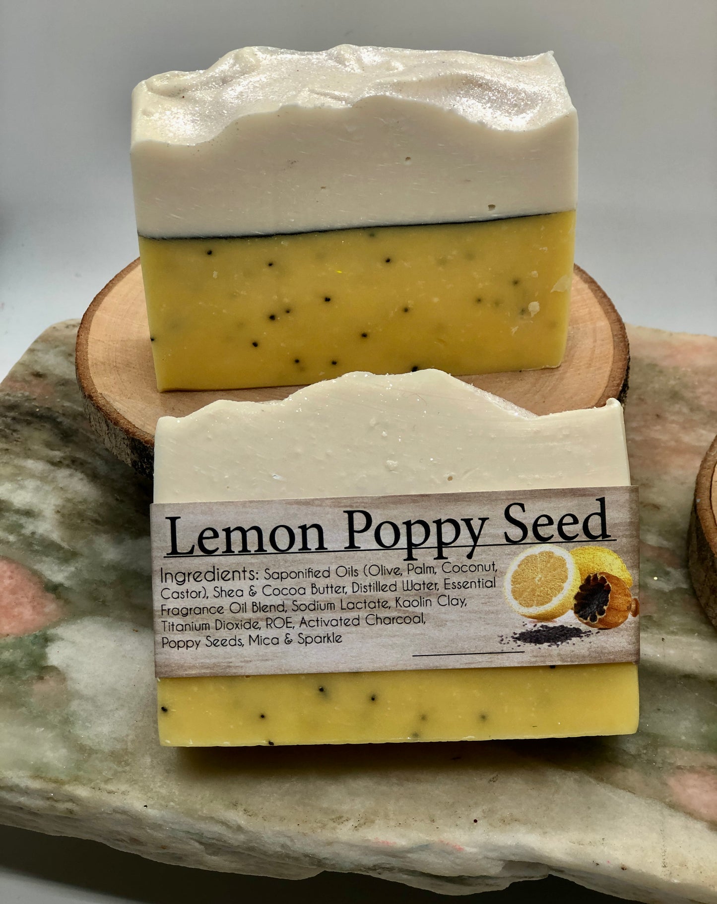 Lemon Poppyseed Exfoliating Bar ~ out of stock!