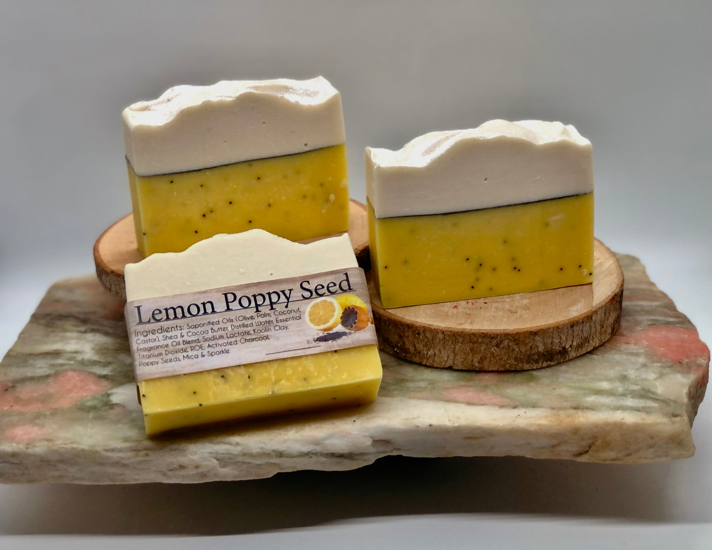 Lemon Poppyseed Exfoliating Bar ~ out of stock!